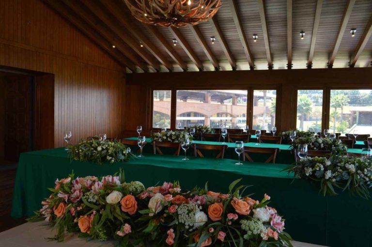 Acercamiento a la decoración de capacitación, Salón de eventos